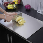 Steel chopping board